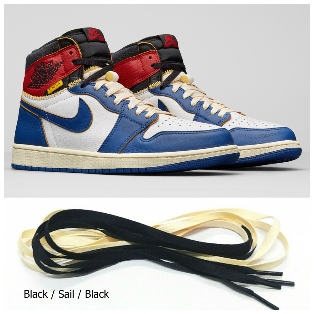 Two Tone Flat Laces ( For AJ1 Union )