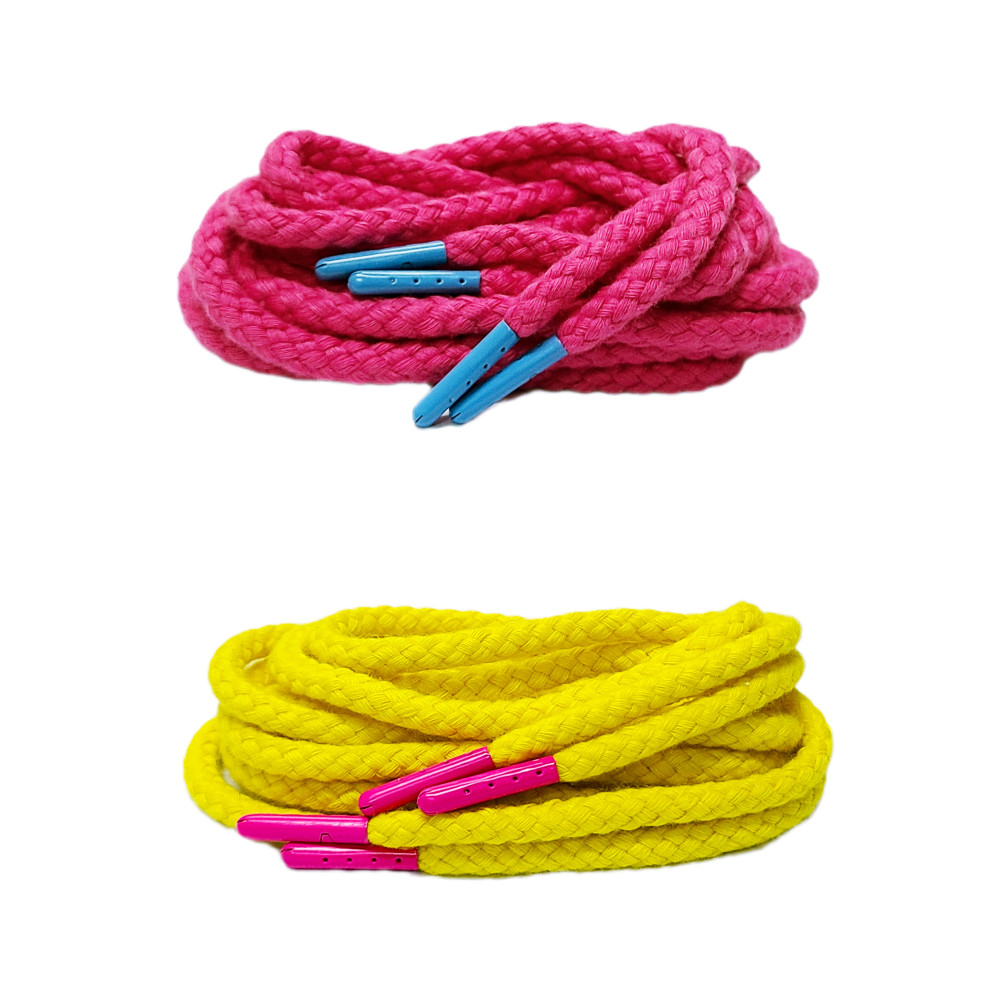 Turqoise Braid Rope Laces with Silver Tips-For AF1-For Jordan 1