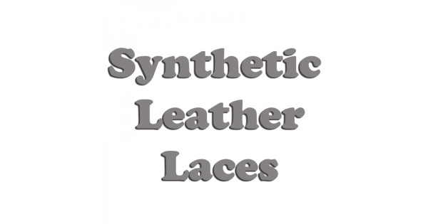 Luxury Synthetic Leather Flat Laces ( Gold )
