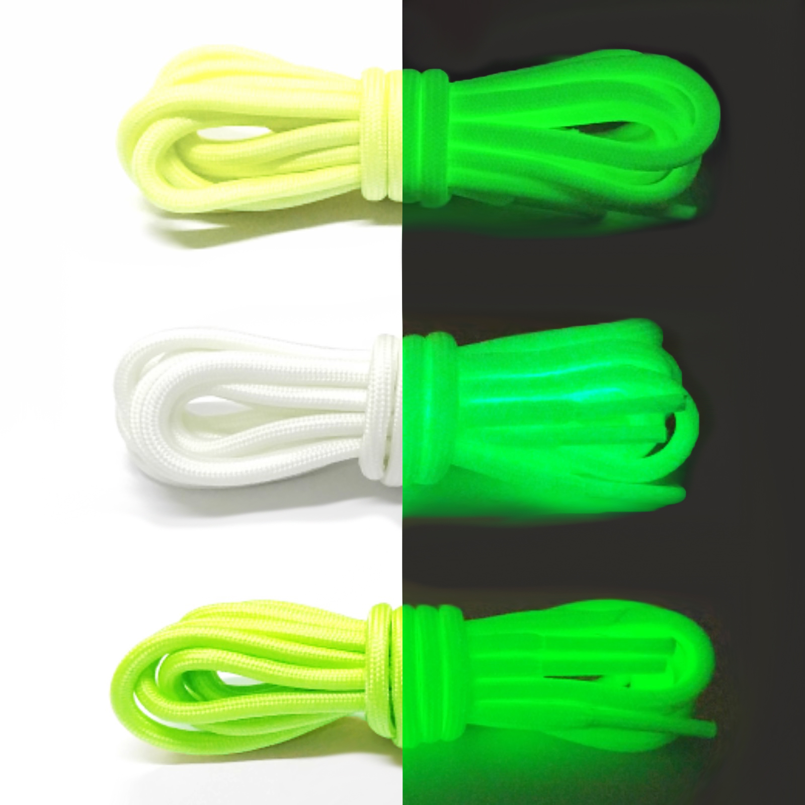 Glow In the Dark Rope Laces ( For YEEZY 
